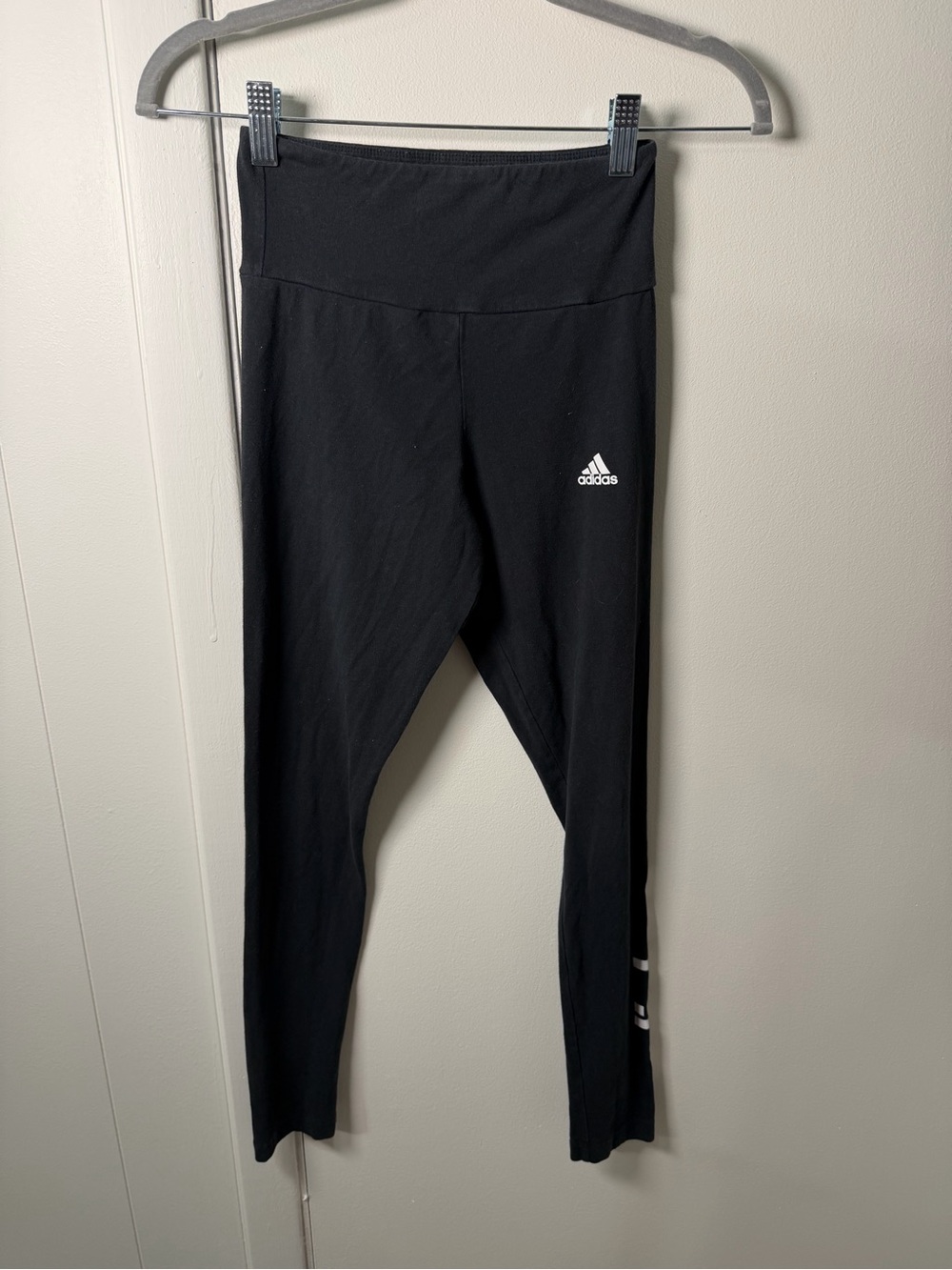 adidas Black Womens High-Waist Sport Leggings
